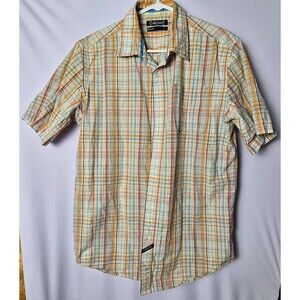 Ecko Unltd Men's Short Sleeve Button-Up Shirt Size‎ Large Casual Top